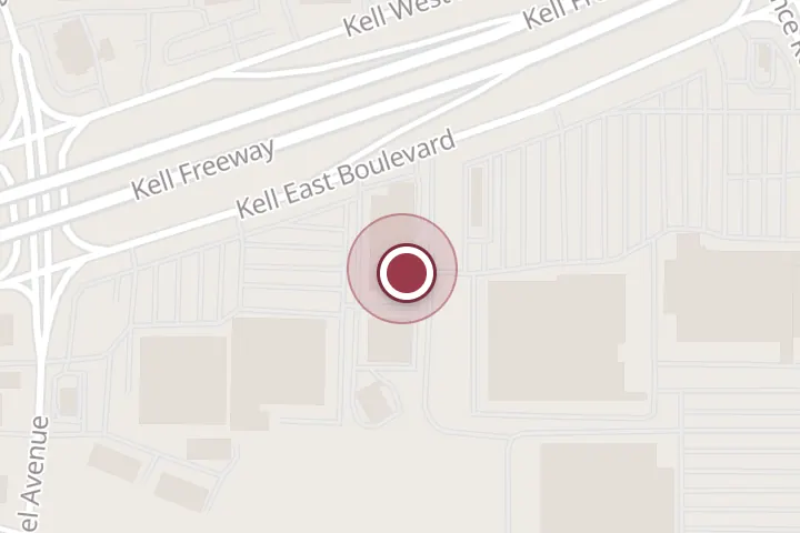 Street map around 3909 Kell E Blvd, Wichita Falls, with a pin at Room Makers Outlet