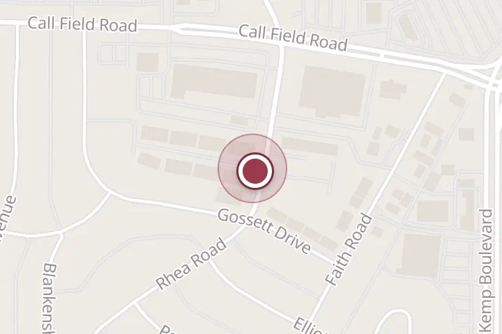 Street map around 4020 Rhea Rd # 8A, Wichita Falls, with a pin at Rx Strength
