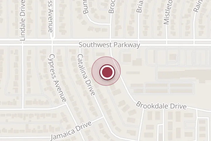 Street map around 4706 Brookdale Dr #4, Wichita Falls, with a pin at Shaves, Fades and More by Alexa
