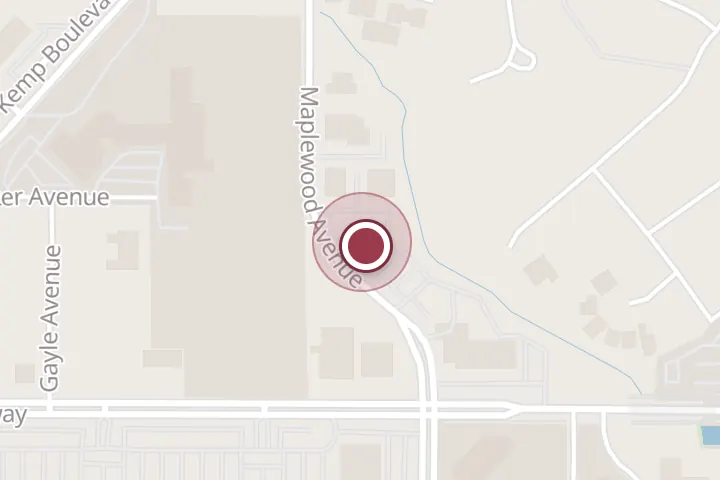 Street map around 3711 Maplewood Ave #200, Wichita Falls, with a pin at Sherrill & Gibson, PLLC: Anthony Bates