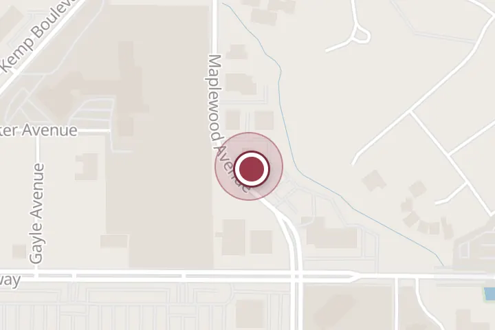 Street map around 3711 Maplewood Ave Ste 200, Wichita Falls, with a pin at Sherrill & Gibson, PLLC