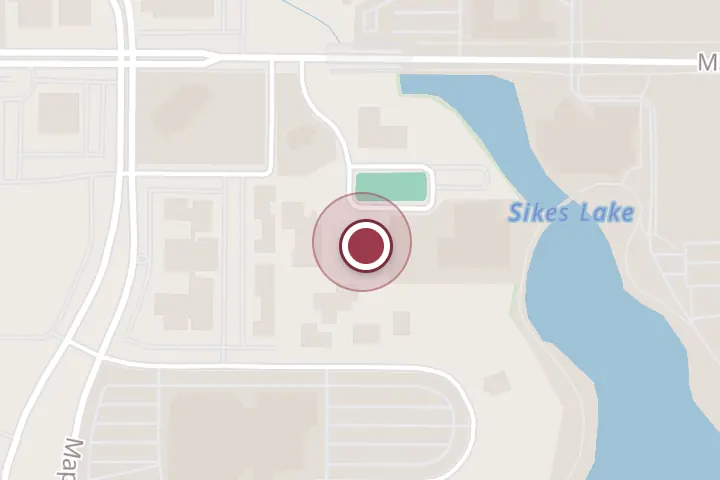 Street map around 4 Eureka Cir #102, Wichita Falls, with a pin at Shinpaugh C D CPA