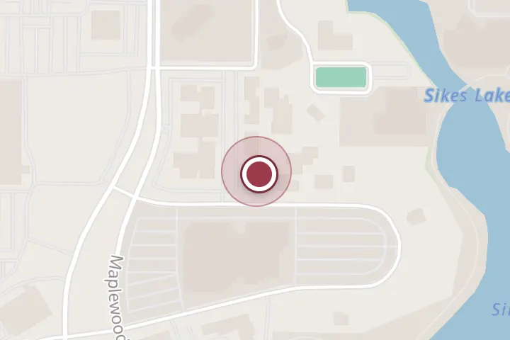 Street map around 2617 Plaza Pkwy #723, Wichita Falls, with a pin at Shio