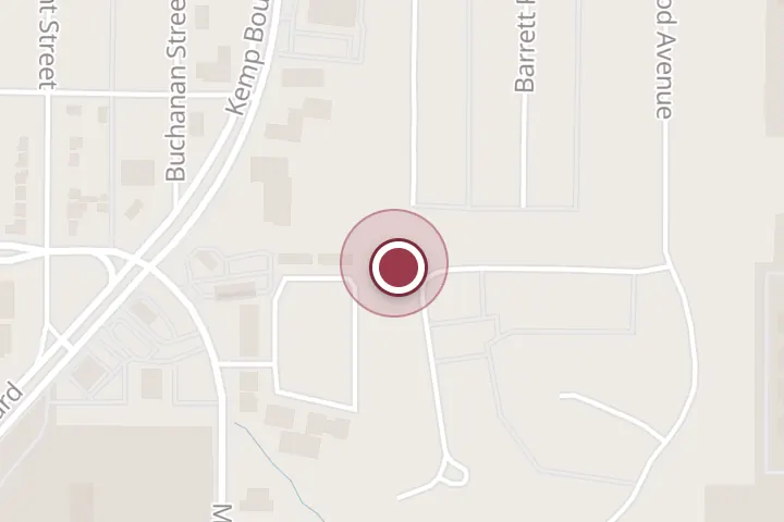 Street map around 2314 Brook Hollow Dr, Wichita Falls, with a pin at Sicario's Pest Control LLC