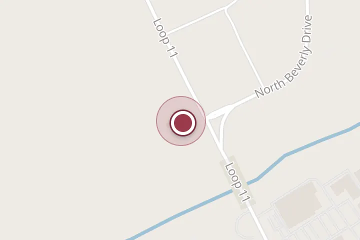 Street map around 202 Valley View Rd, Wichita Falls, with a pin at Simmons & Harlan Veterinary Clinic