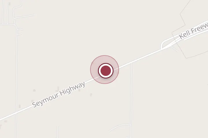 Street map around 7550 Seymour Hwy, Wichita Falls, with a pin at Simpson Carpet