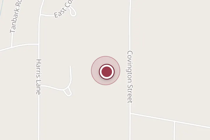 Street map around 1112 1/2 Covington St, Wichita Falls, with a pin at Smith's Lawn & Tree Service