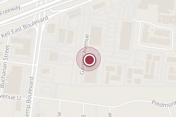 Street map around 3001 Garnett Ave #100, Wichita Falls, with a pin at Snoba Asian Dessert Cafe