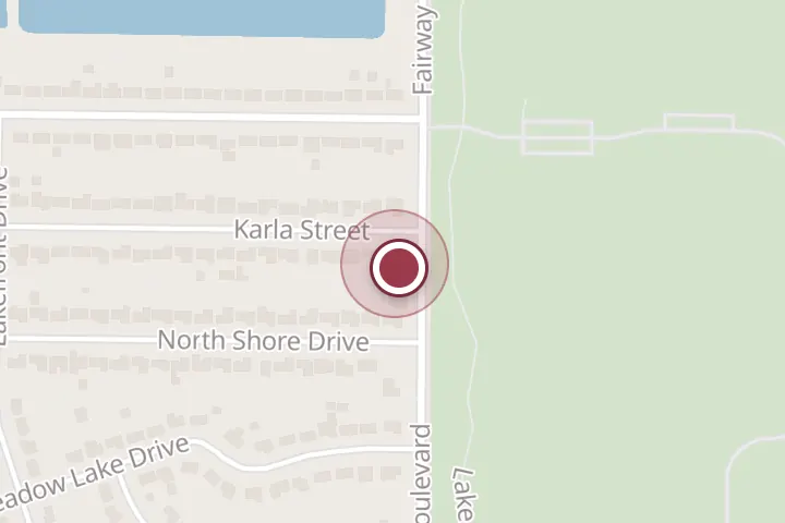 Street map around 4601 Karla St, Wichita Falls, with a pin at Stellar Cleaning Services