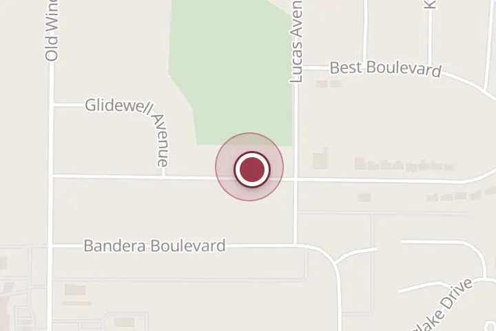 Street map around 1308 Sunnyside Ln, Wichita Falls, with a pin at Steve Johnston