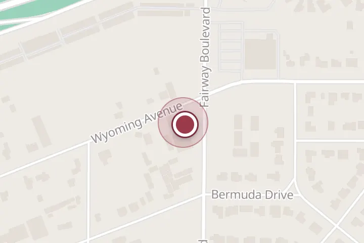 Street map around 4200 Fairway Blvd, Wichita Falls, with a pin at Strategic Realty Services