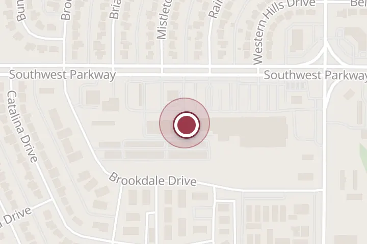 Street map around 4701 Southwest Pkwy #13, Wichita Falls, with a pin at Studio 2202 Brows