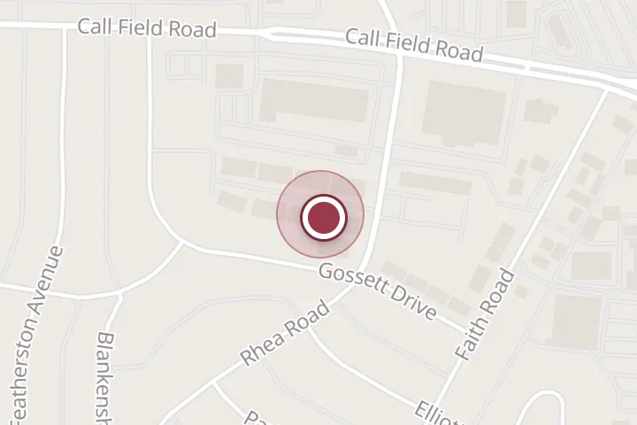 Street map around 4020 Rhea Rd Ste 4A, Wichita Falls, with a pin at Sugar Rush Baking Co