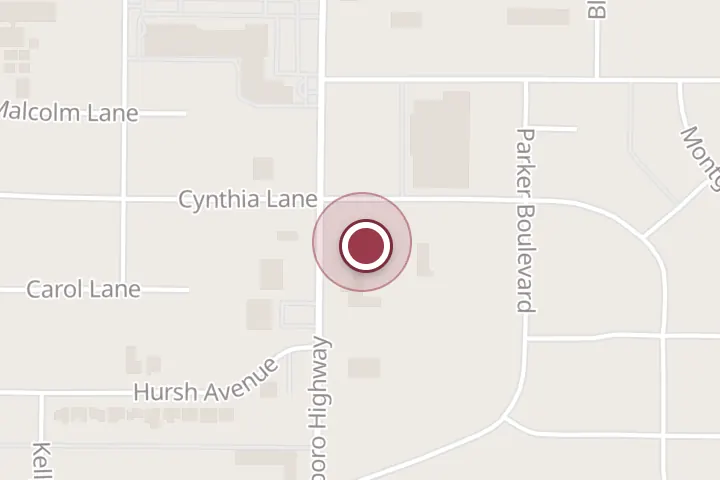 Street map around 3901 Old Jacksboro Hwy, Wichita Falls, with a pin at Sunrise & Shine Omelette Grill