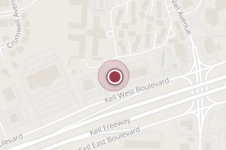 Street map around 4214 Kell W Blvd Ste 109, Wichita Falls, with a pin at Taco Darlin