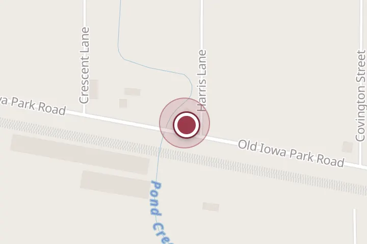 Street map around 3600 Old Iowa Park Rd, Wichita Falls, with a pin at Tacos y Salsa Don Chuy #2