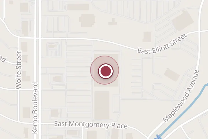 Street map around 4317 Kemp Blvd, Wichita Falls, with a pin at Target