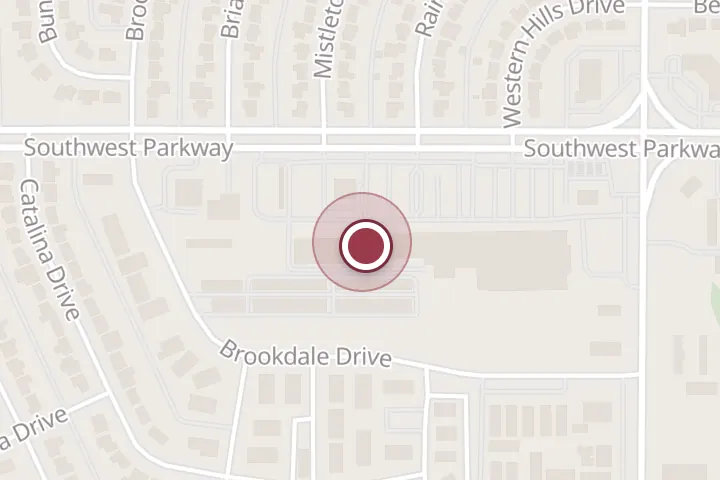 Street map around 4701 Southwest Pkwy Ste 14, Wichita Falls, with a pin at Taste of China