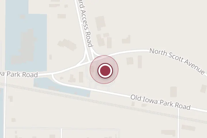 Street map around 1402 N Scott Ave, Wichita Falls, with a pin at Tequila Marys