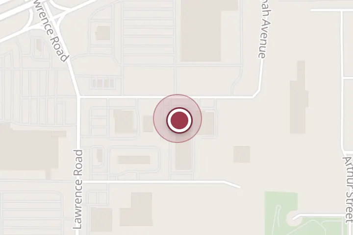 Street map around 3709 Gregory St, Wichita Falls, with a pin at Texas Orthodontics