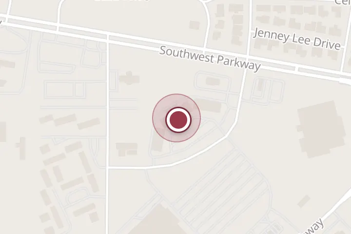 Street map around 5120 Greenbriar Rd, Wichita Falls, with a pin at The Deep End