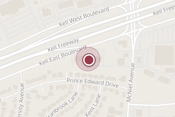 Street map around 4233 Kell E Blvd, Wichita Falls, with a pin at The Factory