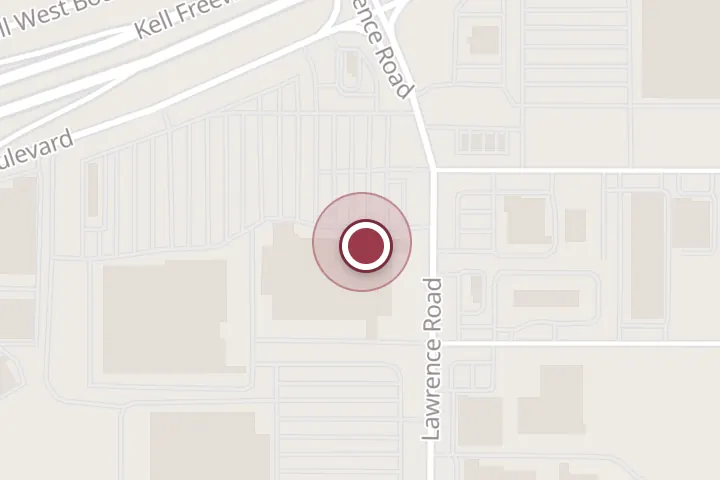 Street map around 3705 Kell E Blvd, Wichita Falls, with a pin at The Home Depot