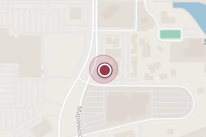 Street map around 2611 Plaza Pkwy Suite 301A, Wichita Falls, with a pin at The Maplewood