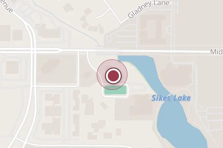 Street map around 1 Eureka Cir Ste 102, Wichita Falls, with a pin at Times Real Estate LLC