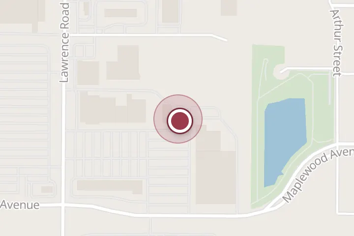 Street map around 3201 Lawrence Rd Suite 335, Wichita Falls, with a pin at Tootsie Lou's Boutique