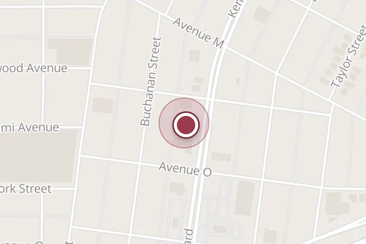 Street map around 2404 Kemp Blvd, Wichita Falls, with a pin at Tortilleria Lupita