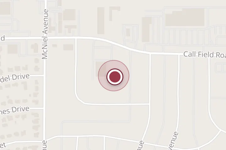 Street map around 4005 Call Field Rd, Wichita Falls, with a pin at Truity Capital