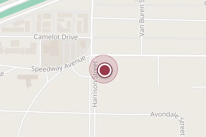 Street map around 2601 Harrison St Ste 200, Wichita Falls, with a pin at TYLER METHVIN - DOMAIN REAL ESTATE SERVICES