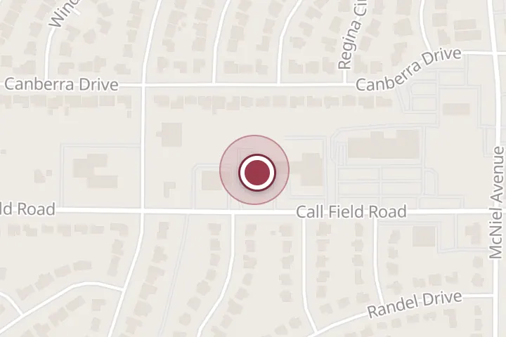 Street map around 4304 Call Field Rd, Wichita Falls, with a pin at VCA Callfield Animal Hospital