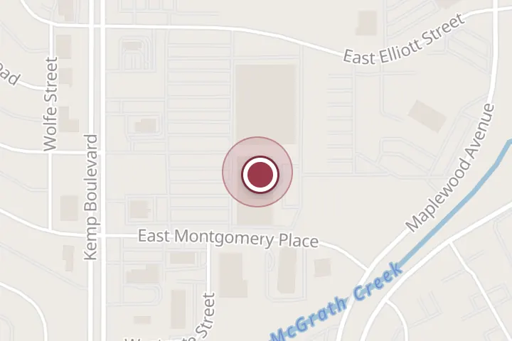 Street map around 4319 Kemp Blvd A, Wichita Falls, with a pin at Vetco Vaccination Clinic