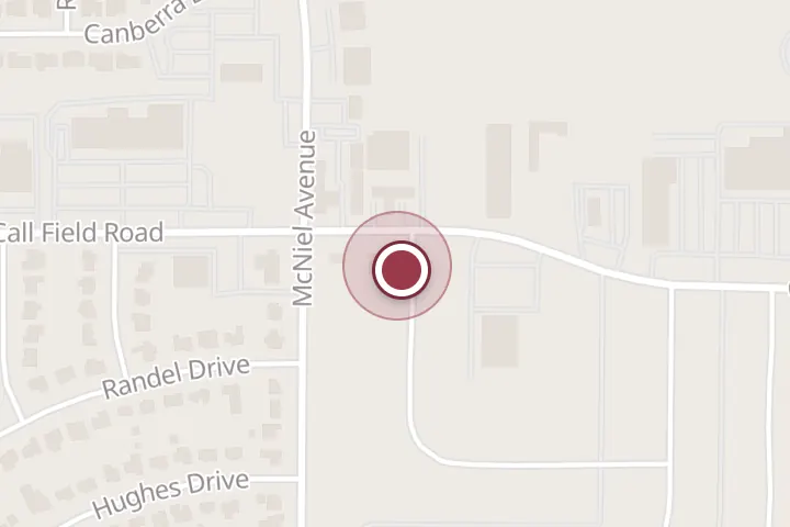 Street map around 4027 Call Field Rd, Wichita Falls, with a pin at Walker's Barber Shop