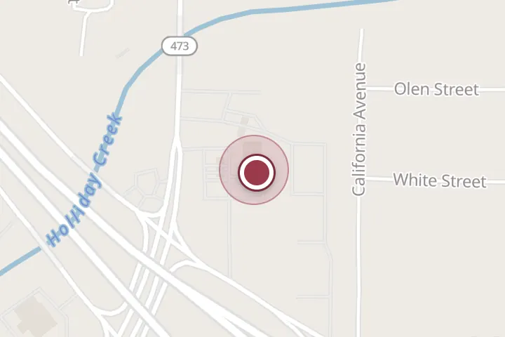 Street map around 2311 Jacksboro Highway, Wichita Falls, with a pin at Wendy's