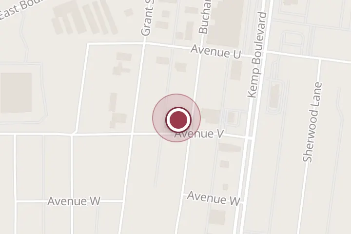 Street map around 3118 Buchanan St, Wichita Falls, with a pin at Wichita Falls Athletic Club