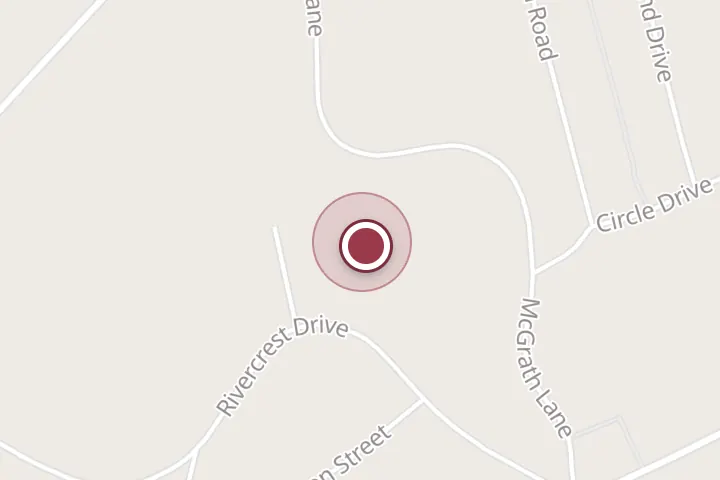 Street map around 2124 McGrath Ln, Wichita Falls, with a pin at Wichita Falls Concrete Contractor