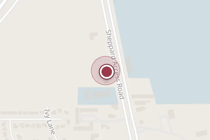 Street map around 2610 Sheppard Access Rd #4331, Wichita Falls, with a pin at Woody's