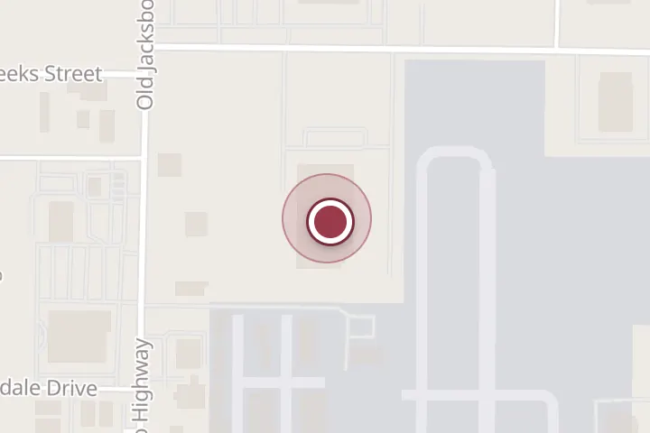 Street map around 1343 Hatton Rd, Wichita Falls, with a pin at Work Services Corporation